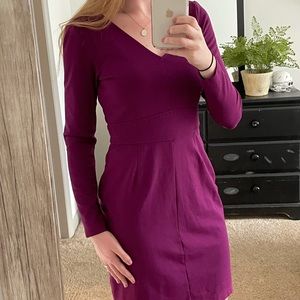 Gorgeous burgundy shift dress